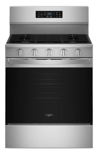 Cuisinière à gaz Whirlpool de 5,0 pi3 avec cuisson à air – acier inoxydable résistant aux traces de doigts - WFGS5730SZ