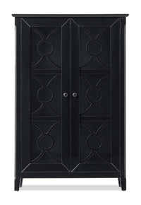 Armoire décorative Stella de 31,5 po - noire
