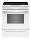 Cuisinière intelligente électrique Whirlpool de 5,3 pi3 et de 30 po avec mode sans préchauffage - blanche - YWSES3330TW