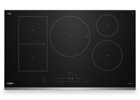 Surface de cuisson à induction Whirlpool de 36 po à 5 éléments - acier inoxydable - WCIT7536SS