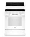 Cuisinière électrique Whirlpool de 5,3 pi³ avec friture à air et autonettoyage - blanche - YWFES7530RW