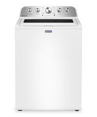 Laveuse Maytag à chargement par le haut de 5,5 pi3 avec turbine et option Animal Pet Pro - blanche - MTW5600RW