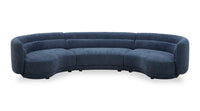 Sofa sectionnel Davvero 3 pièces - bleu marine