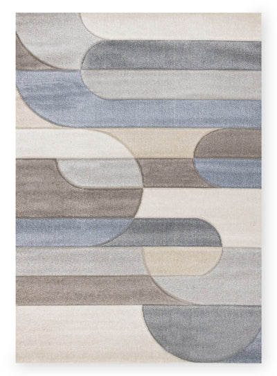 Farrah Blue Grey Area Rug - 5'3" x 7'7" | Carpette Farrah gris et bleu - 5 pi 3 po x 7 pi 7 po