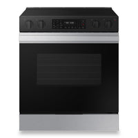 Cuisinière intelligente électrique encastrée Samsung de 6,3 pi³ avec friture à air - acier inoxydabl…