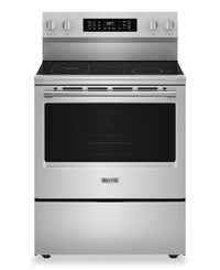Cuisinière électrique Maytag de 5,3 pi3 et de 30 po avec friture à air sans préchauffage - acier inoxydable - YMFES7030SZ