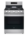 Cuisinière intelligente à gaz LG de 6,3 pi3 avec friture à air - acier inoxydable - LRGN6323Y