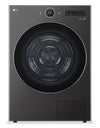 Sécheuse LG de 7,8 pi³ avec pompe à chaleur - acier noir - superposable - DLHC6702B