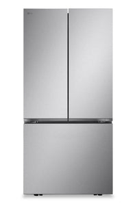 Réfrigérateur intelligent LG de 33 po et de 25 pi³ à portes françaises - acier inoxydable - LF25S6000S