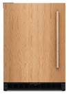 Refroidisseur à boissons KitchenAid de 24 po avec grilles à devant en bois - à panneau personnalisable - KUBL524SPA