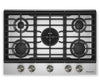 Surface de cuisson KitchenAid au gaz sur métal avec fini CookShield - acier inoxydable - KCGK730SSS