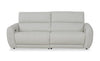 Sofa à inclinaison électrique Kailyn de Cindy Crawford Home de 92 po en tissu avec appuie-têtes électriques- beige