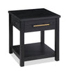 Table de bout Dalton de 20 po avec tiroir - noire