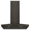 Hotte de cuisinière murale KitchenAid de 36 po de style auvent à 4 vitesses - minerai noir - KVWC736SBE