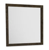 Miroir de commode de chambre à coucher Ethan - brun rustique
