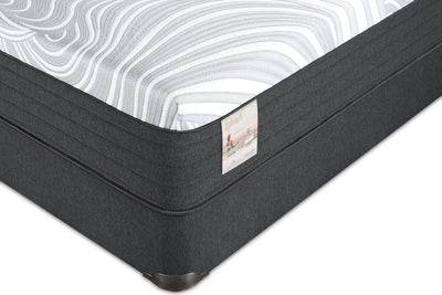 Springwall Spa 12 Plush Smooth Top King Mattress Set | Ensemble matelas moelleux à plateau-coussin dans une boîte Spa 12 de Springwall pour très grand lit