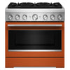 Cuisinière hybride KitchenAid de 5,1 pi3 avec friture à air sans préchauffage - orange brûlée - KFDS936SSC