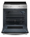 Cuisinière intelligente électrique Whirlpool de 5,3 pi3 et de 30 po avec mode sans préchauffage - acier inoxydable - YWSES3330TS