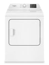 Sécheuse à gaz Whirlpool de 7,0 pi3 avec séchage par détection automatique - blanche - WGD4105SW\t