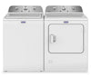 Laveuse à chargement par le haut 4,8 pi3 et sécheuse à gaz 7,0 pi3 avec option de prévention des plis de Maytag - blanches
