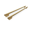 Trousse de poignées KitchenAid 2 pièces pour réfrigérateur encastré à compartiments juxtaposés - laiton - W11777167