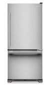 Réfrigérateur KitchenAid de 19 pi³ et de 30 po de profondeur standard à congélateur inférieur - KRBR130SPS