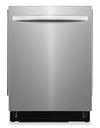 Lave-vaisselle Frigidaire de 24 po et de 49 dBA avec commandes sur le dessus et 3e panier - acier inoxydable - FDSH4502BF