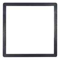 Miroir de commode de chambre à coucher Milan - noir