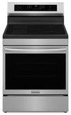 Cuisinière à induction Frigidaire Gallery de 5,3 pi³ avec commandes à l’arrière - acier inoxydable - GCRI306CBF