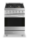 Cuisinière professionnelle à gaz Smeg de 2,8 pi3 - SPR24UGGX