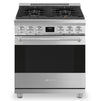 Cuisinière professionnelle à gaz Smeg de 4,6 pi3 - SPR30UGGX