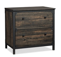 Classeur Steel River de 30,39 po de qualité commerciale à 2 tiroirs - chêne carbone