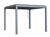 Gazebo Penguin pergola Vikos 10x10 en aluminium et persiennes en acier galvanisées