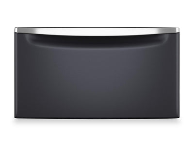 Maytag 15.5" H Laundry Pedestal w/Storage Drawer - Midnight Steel | Piédestal de buanderie Maytag de 15,5 po de hauteur avec tiroir de rangement - acier minuit | XHPC155R