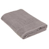 Serviette de bain nattée gris clair 30 x 60 - ensemble de 2 serviettes