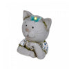 Figurine solaire en oxyde de magnésium pour l'extérieur représentant un chat