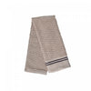 Essuie-mains brodé luxueux 16 x 27 taupe - ensemble de 6 serviettes