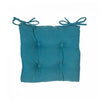 Coussin de chaise 18 po x 18 po bleu sarcelle - ensemble de 2 coussins de chaise