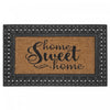 Tapis de plancher « Home Sweet Home » en caoutchouc et tapis-brosse