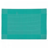 Napperon bleu sarcelle en vinyle de style classique - ensemble de 12