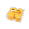 Paquet de 8 bougies chauffe-plats parfumées à arôme de zestes d’agrumes - ensemble de 2 paquets de bougies