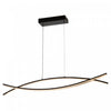 Luminaire suspendu Nova noir à DEL de 30 W