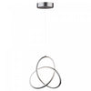 Luminaire suspendu Orion gris à DEL de 15 W
