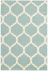 Carpette Aliya turquoise 4 pi 7 po x 6 pi 7 po