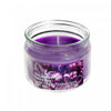 Pot parfumé de 3 oz en verre à arôme de fleurs lilas avec couvercle - ensemble de 4 bougies