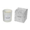 Bougie parfumée de luxe de 7 oz à arôme de daim blanc dans une boîte cadeau - ensemble de 2