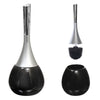 Brosse de toilette et porte-brosse noirs Dolomite pour la salle de bain