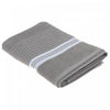Serviette de bain gris clair 27 x 50 de luxe - ensemble de 2 serviettes