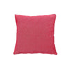 Coussin rouge en chambray avec fermeture à glissière - ensemble de 2 coussins