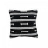 Coussin en coton tissé à la main à motif d’agrafes - ensemble de 2 coussins